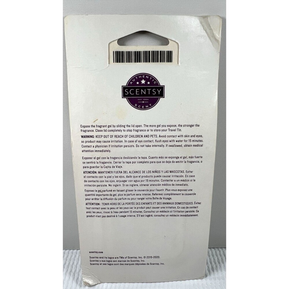 Scentsy Travel Tin "Sugar Cookie" New In Package - Picture 2 of 3